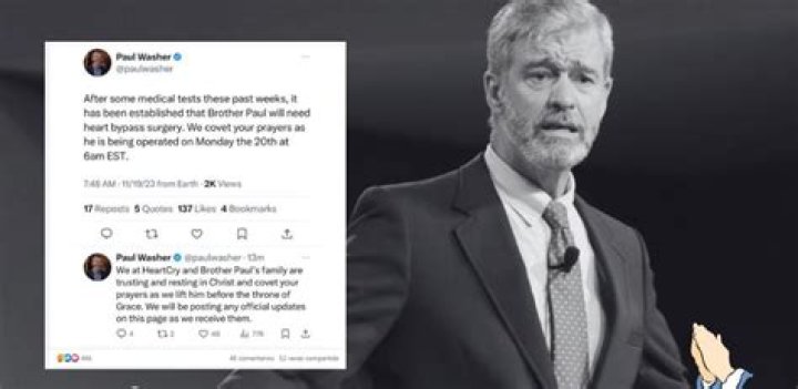 Illness: Is Paul Washer Sick? Heart Surgery And Health 2024